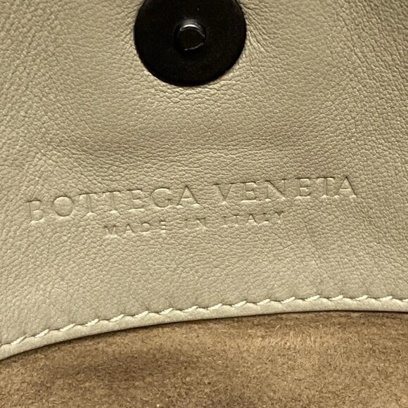 Auth BOTTEGA VENETA Intrecciato - Gray Leather B********* Tote Bag - Picture 11 of 16